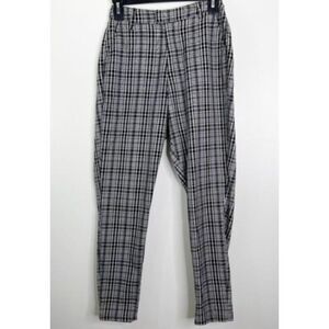 Hot Topic Plaid High Waist Ankle Pants Women's Size XS